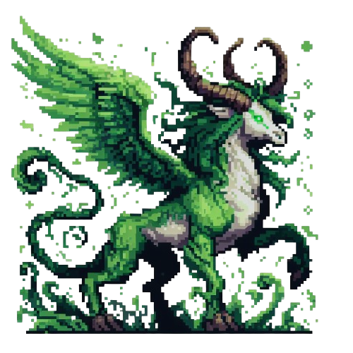 Pixel Art image of a mythic creature
